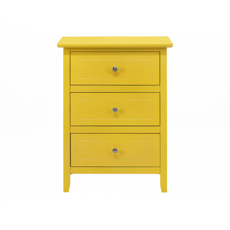 Table de chevet, Jaune
