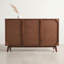 Commode prémontée 59 tiroirs 59 po Mid-Century