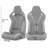 2PC Universal Bucket Racing Seats