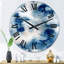 Watercolor Abstract Classic Blue II - Modern Wall Clock-1540622766