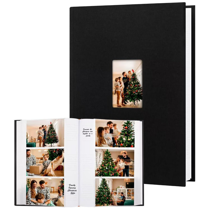 4 x 6 Photo Book Linen Cover with Front Window