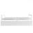 Twin Size Platform Bed, With Two Drawers, White