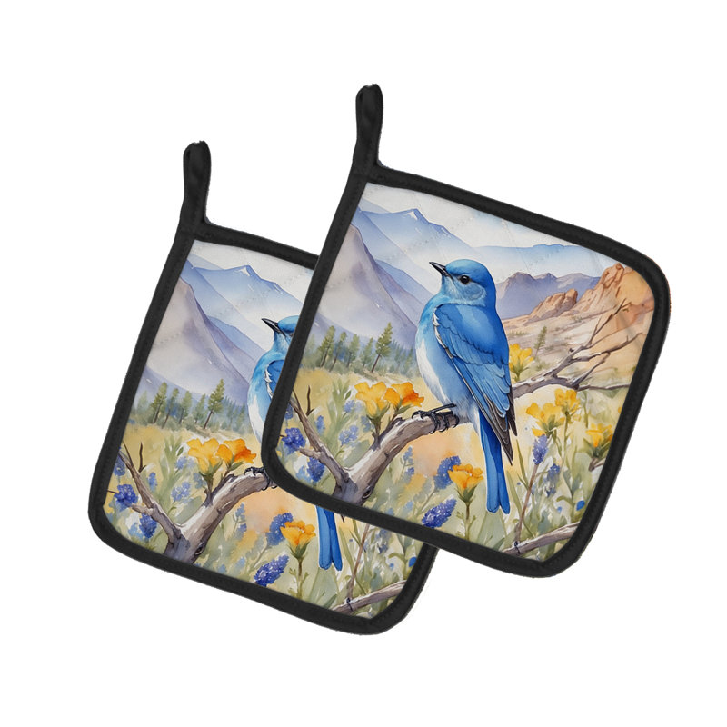 Paire de poignées Nevada Mountain Bluebird