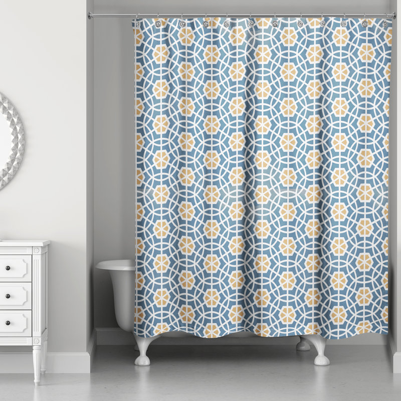 Geometric Shower Curtain