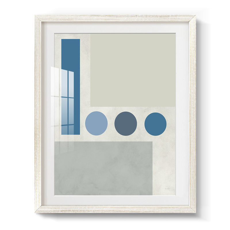 Étoiles alignées II - impression encadrée, H 28,5 po x l 20,5 po, Blanc