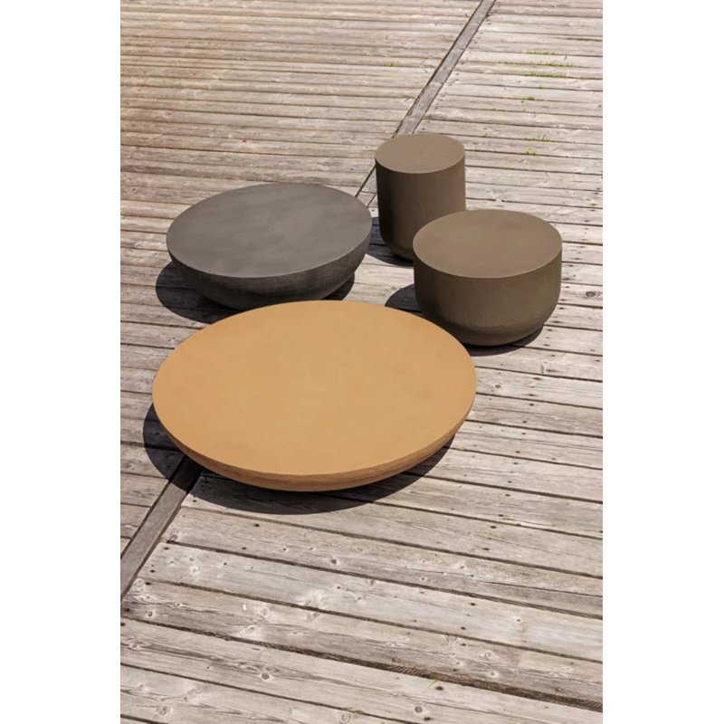 Heiko Polymer Coffee Table, Cassel, 47.24" Diameter