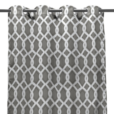 Solid 54" x 84" Grommet Semi-Sheer Outdoor Curtain Panel