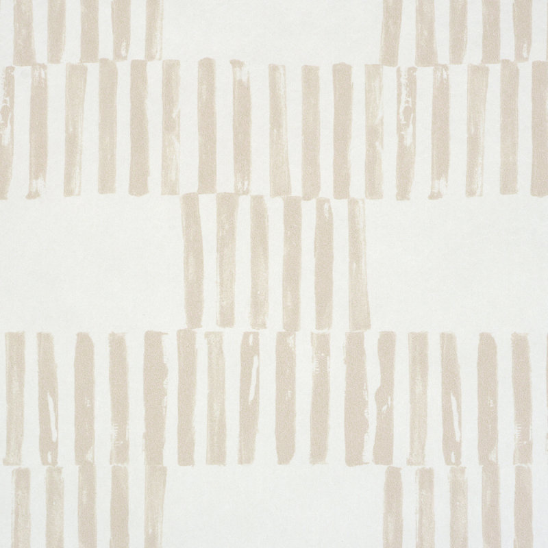 Schumacher X Caroline Z Hurley Field Wallpaper, Sand