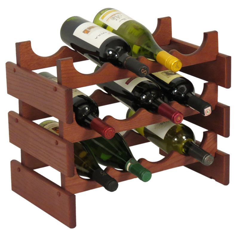 Support à vin Geis, Acajou