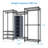 68.9'' Metal Clothing Rack