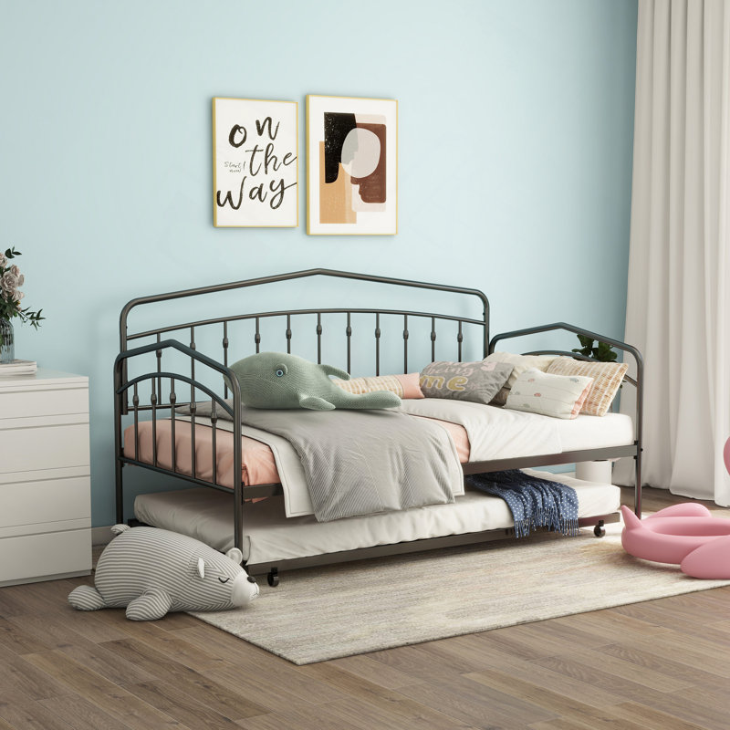 Daybed With Trundle, Black