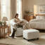 Ensemble de fauteuil pivotant avec repose-pieds-1243098535