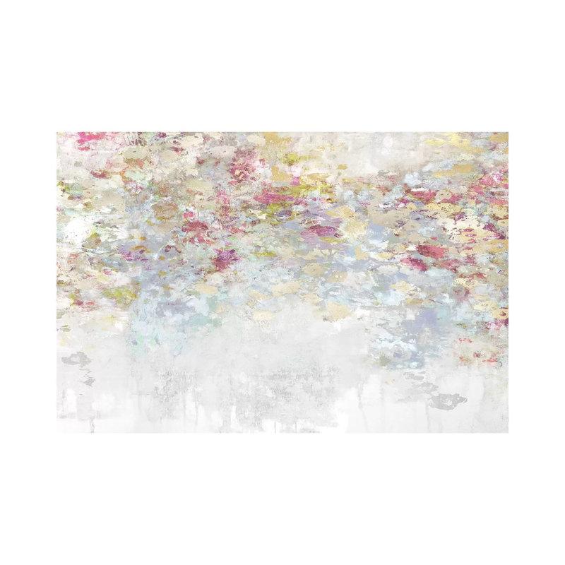 Charmed Magenta & Aqua by Nikki Robbins - Wrapped Canvas Gallery-Wrapped Canvas Giclée, 20.32 cm H x 30.48 cm W