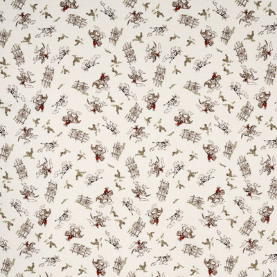 Schumacher x Marie-Chantal Wild West Performance Linen Fabric