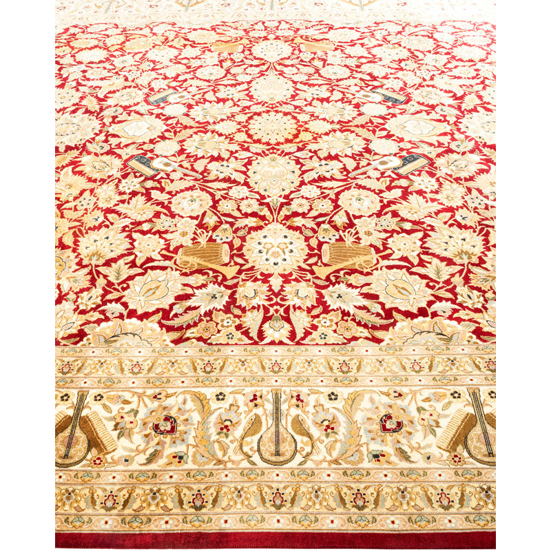 Classic One-of-a-Kind 9' 2" x 12' 4" Hand Knotted Area Rug