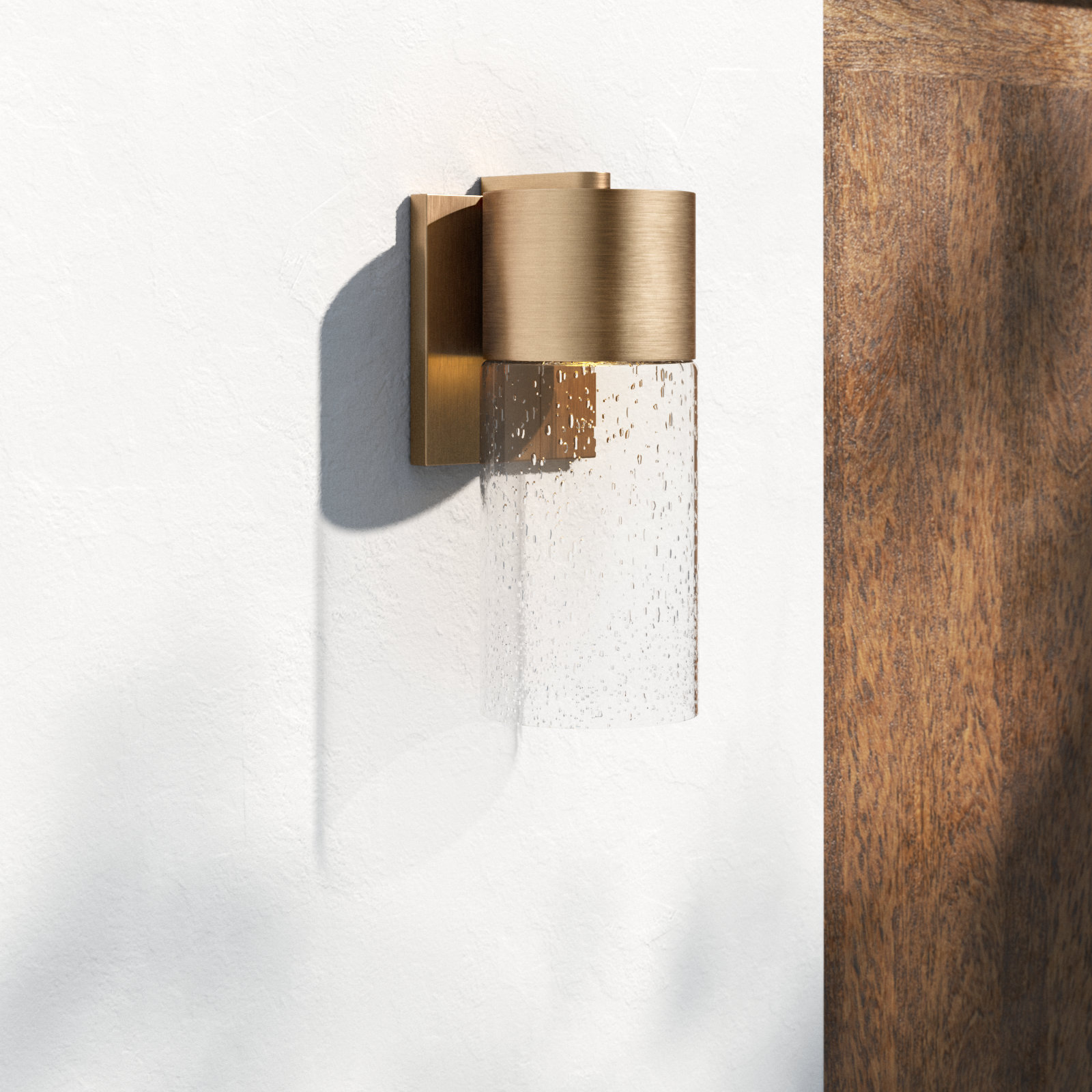 Rusa Outdoor Armed Sconce, 16" H x 7" W x 7.75" D
