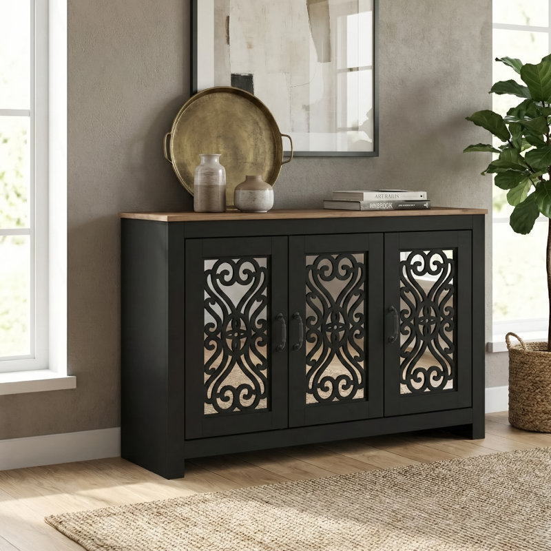 Ariba 16 Pair Shoe Storage Cabinet, Black/Brown