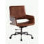 Fauteuil de conférence en cuir véritable