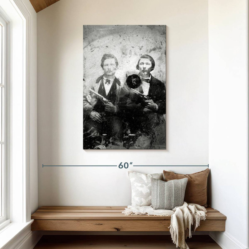 Jesse et Frank James 1866-76, H 45 po x l 30 po