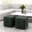 Soft And Comfortable Square Corduroy Ottoman Foot Rest, Multi-Functional And Durable For Living Spaces-765119150