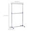Adjustable Rolling Clothing Rack