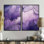 Nuage d'encre mauve et mauve pourpre - 2 panneaux muraux mauves