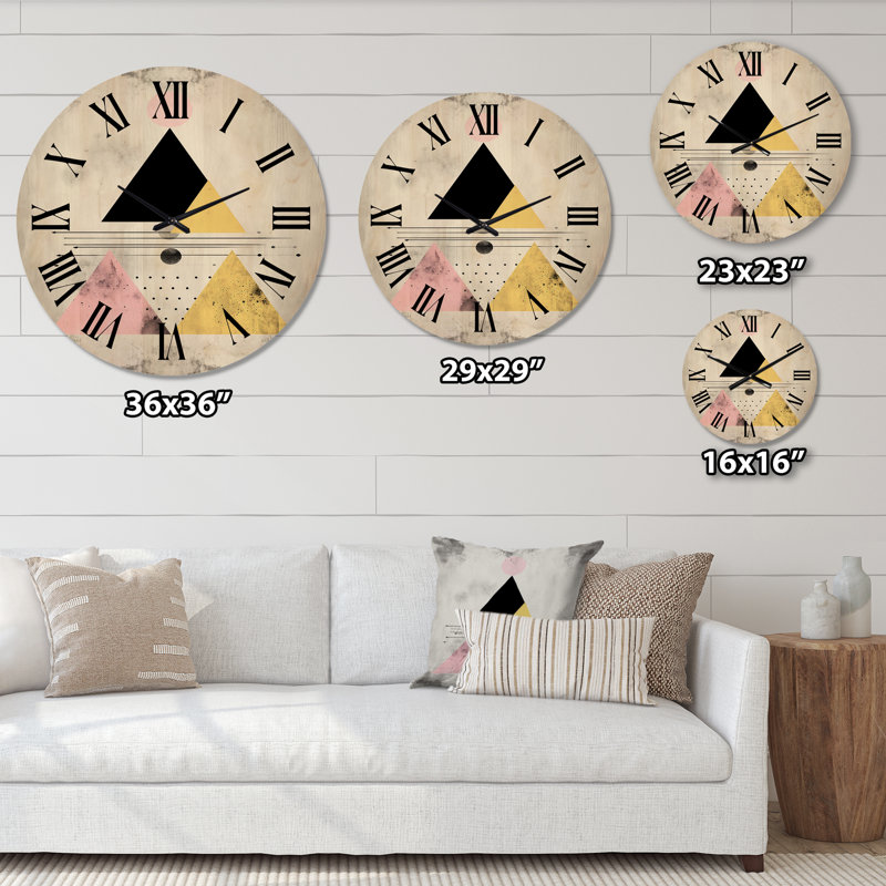 Très grande horloge murale Transcendence, Moyenne