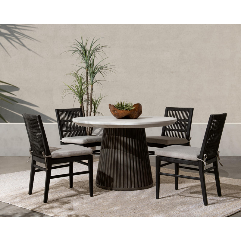 Caspia Outdoor 5 Piece Dining Set