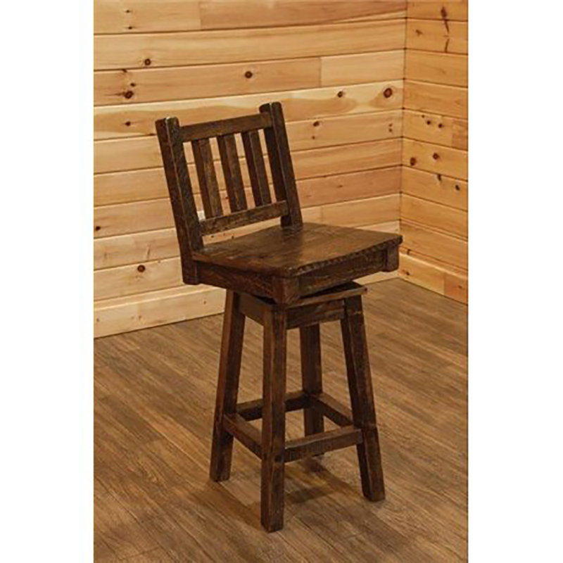 Tabouret de bar, de comptoir et de très grand lit Angelica, Très grand (siège d'une hauteur de 37 po), Brun
