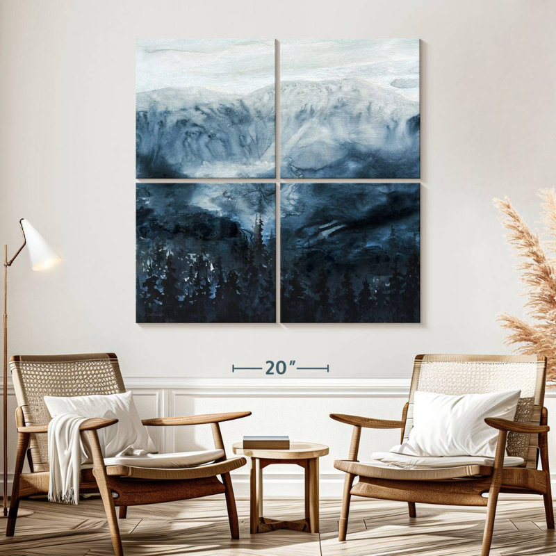 Mountain Shadows, 57" H x 57" W