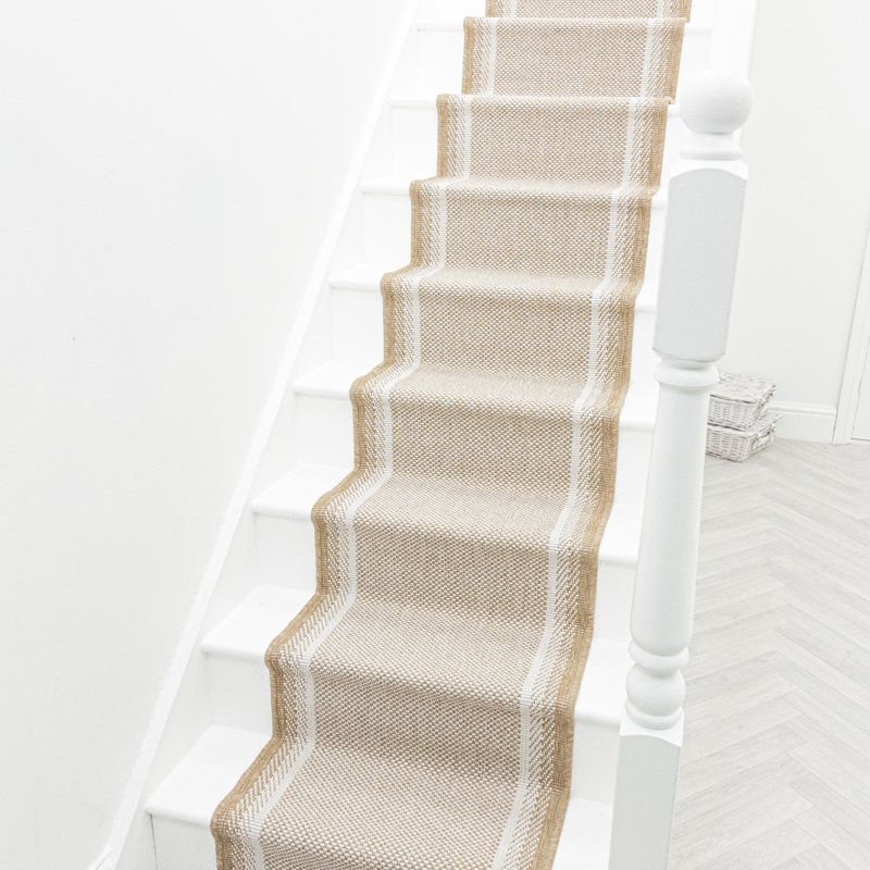 Stair Runner Chequered Flatweave Area Rug, Runner 60 x 480 cm