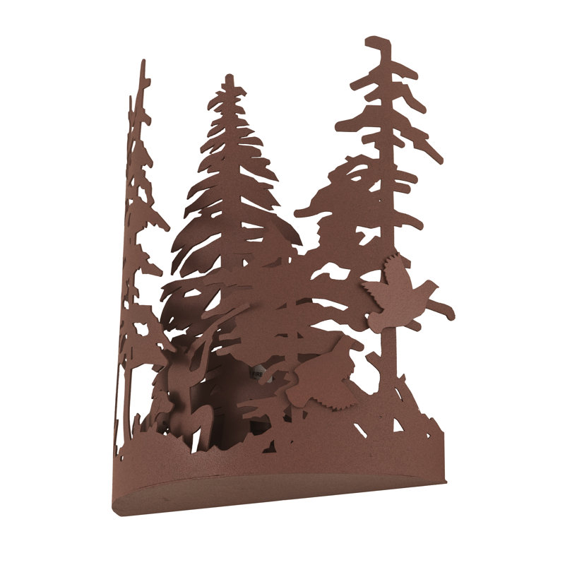Rustic Lodge 1 - Light Armed Sconce