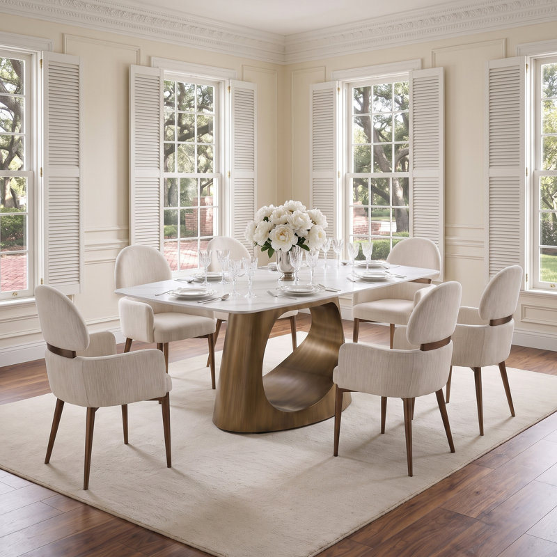 B1270448DFFD46048CCB51B9E6A38532, 65"Dining Table and 6 Chairs