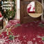 Tapis de Noël à motifs de rennes et de flocons de neige, antidérapant, antitache, lavable à la machine, pliable, idéal pour la décoration intérieure des fêtes de fin d'année.-630895630-630895631