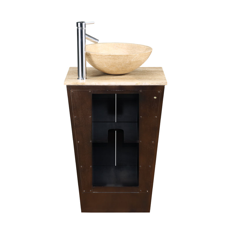 Moorhouse 22'' Single Bathroom Vanity with Stone Top