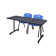 Nicklos T-Base Training Seminar Table, 2 M Stack Chairs