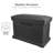 Rts Home Accents Eco Parcelwirx Vertical Large Package Delivery Box With Lift Off Lid, Black-107087242