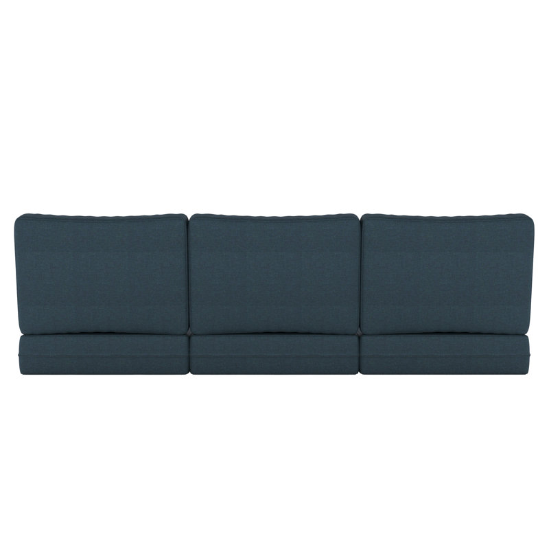 Sunbrella® Outdoor Sofa Seat / Back Cushion, Sunbrella Play Lagoon
