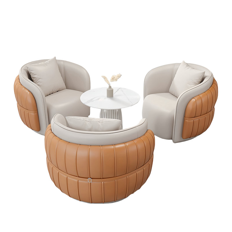 Waverly, Orange / blanc cassé