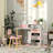 Isabelle Kids 2 Piece Rectangular Play Or Activity Table and Chair Set