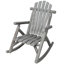 Chaise berçante en bois-100494528