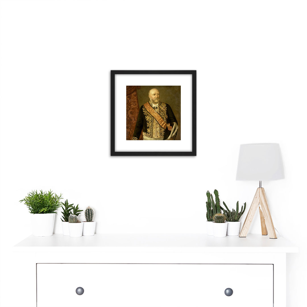 Portrait Cornelis Pijnacker Hordijk by Boudewijnse - Single Picture Frame Painting