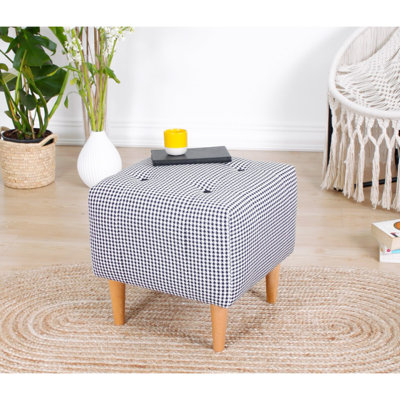 Repose-pieds large capitonné 16,9 po Cook