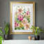 Jardin de fleurs - Peinture sur toile encadrée-151094920-151094923