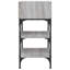 Dungall 35cm W Iron Bedside Table-1133635098