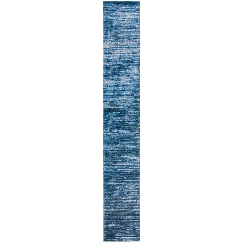 Ikhasa Chenille Abstract Indoor Rug, Runner 2'6" x 16'
