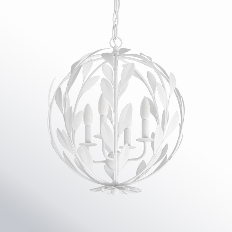Bridget 4-Light Dimmable Globe Chandelier