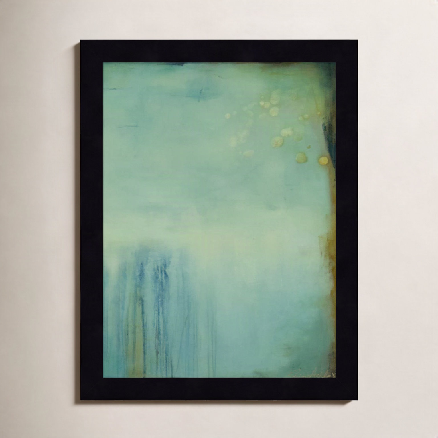 Whispering Souls II Print by Erin Ashley, 13" H x 10" W, Black