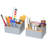 Bamboo & Plastic Desk Organizer