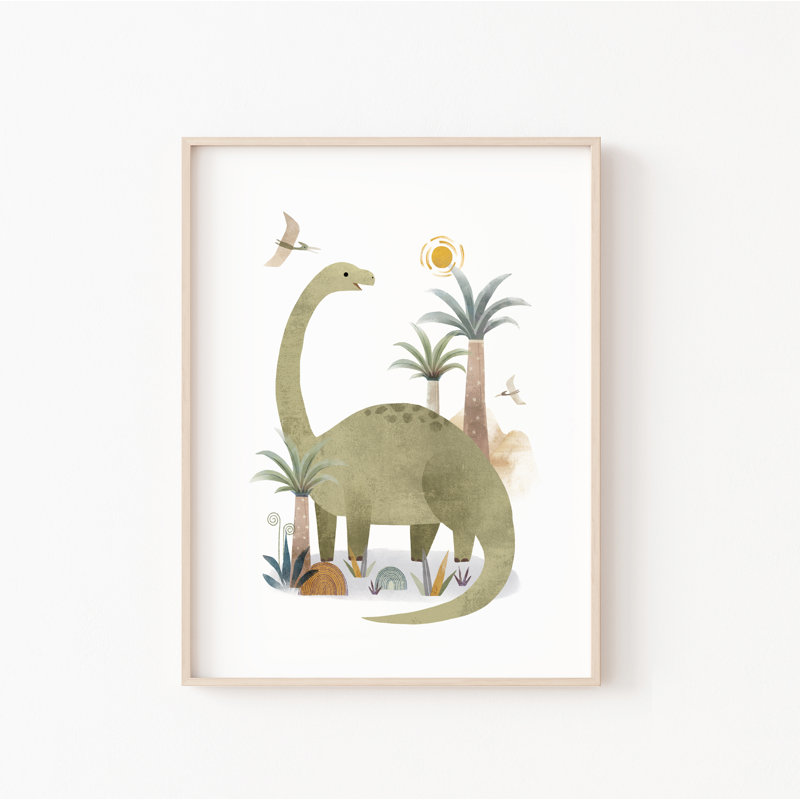 «Dinosaur Art Print», ensemble d'impressions sans cadre